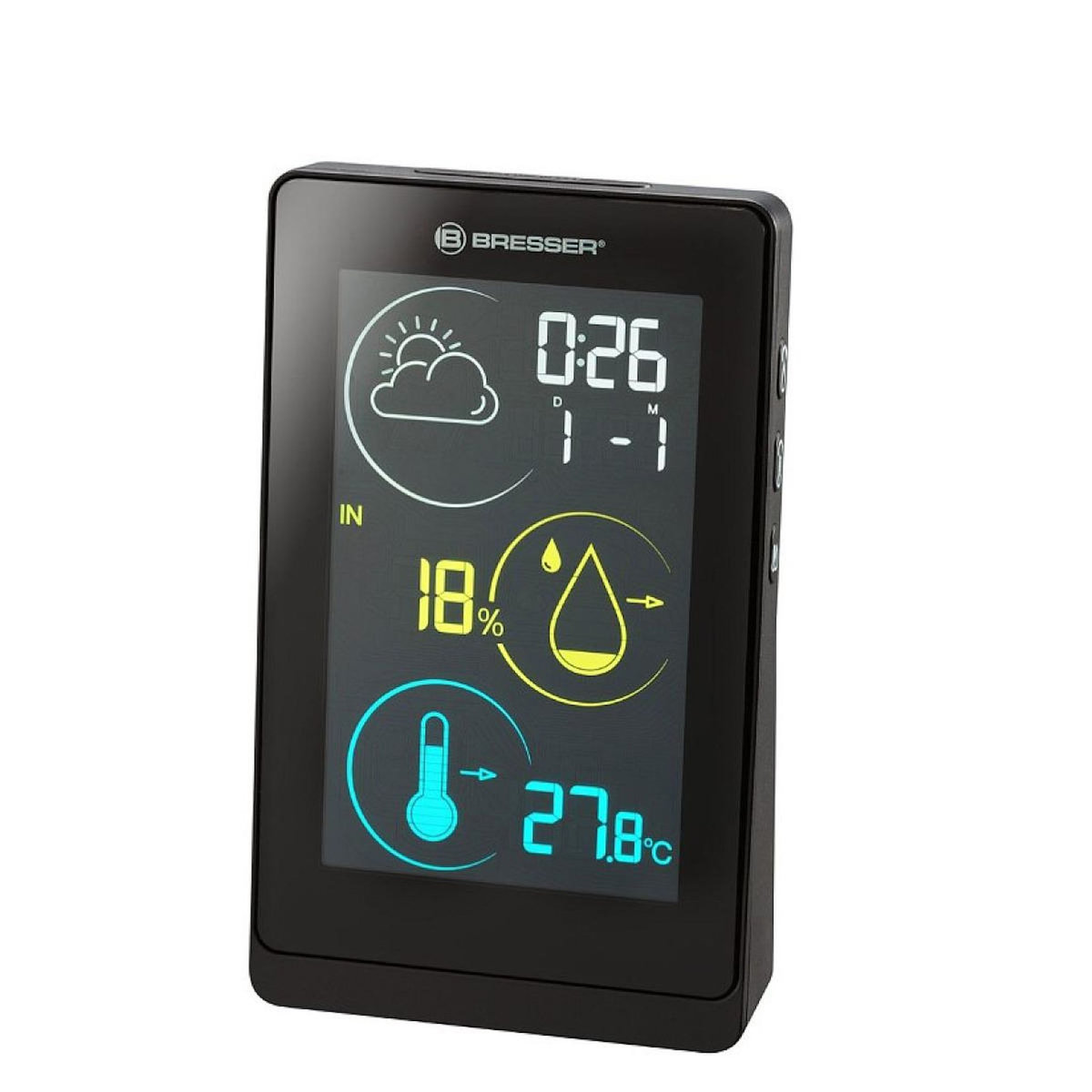 Bresser Station météo couleur  Temeo Life H noir