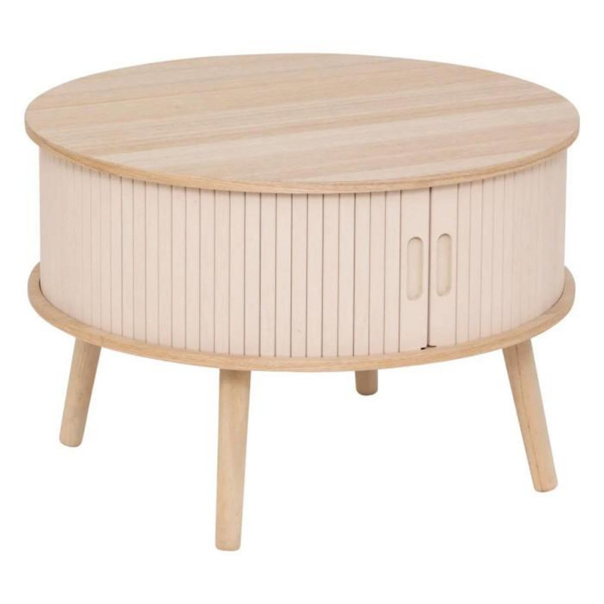 ATMOSPHERA Table Basse 2 Portes  Nysos  60cm Beige