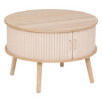 ATMOSPHERA Table Basse 2 Portes  Nysos  60cm Beige