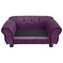 Voir la diapositive 5 : VIDAXL Canape pour chien Bordeaux 72x45x30 cm Peluche
