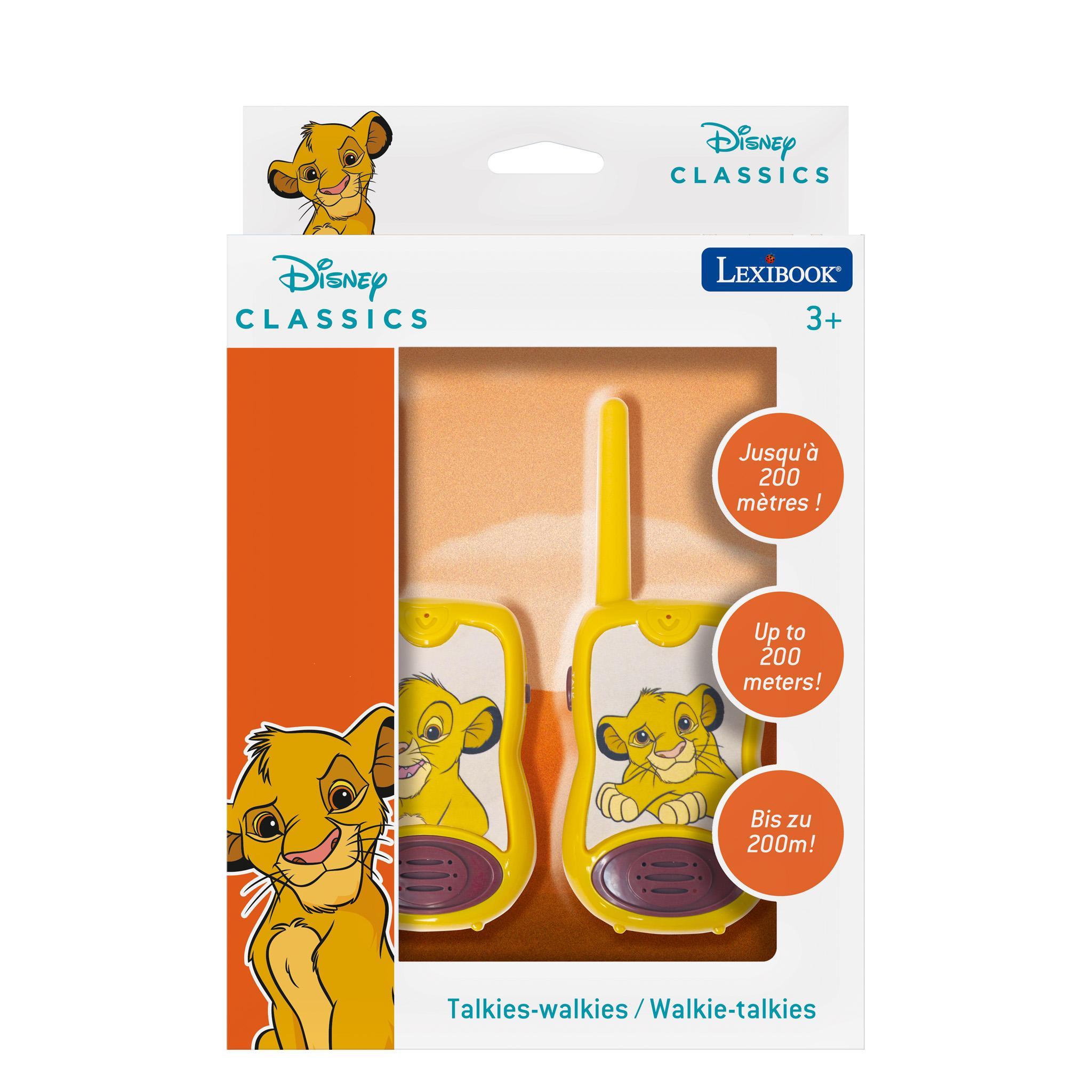 Voir la diapositive 3 : Lexibook Talkie-Walkies Le Roi Lion portée 200m
