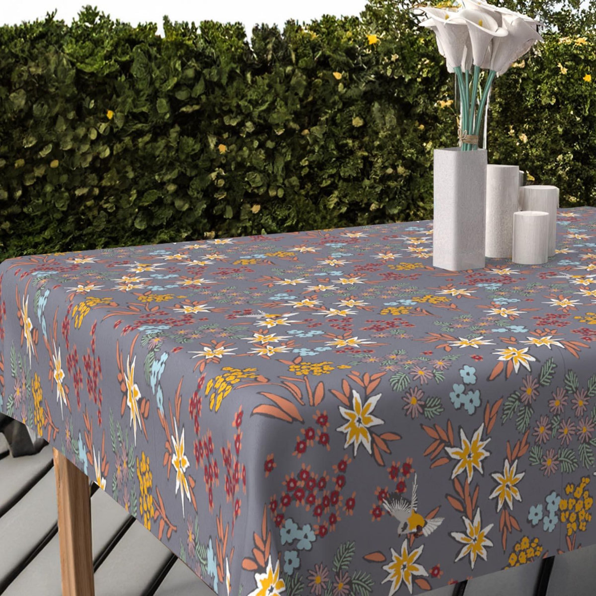 SOLEIL D'OCRE Nappe imprimée anti-tâches ARTEMIS, par Soleil d'Ocre