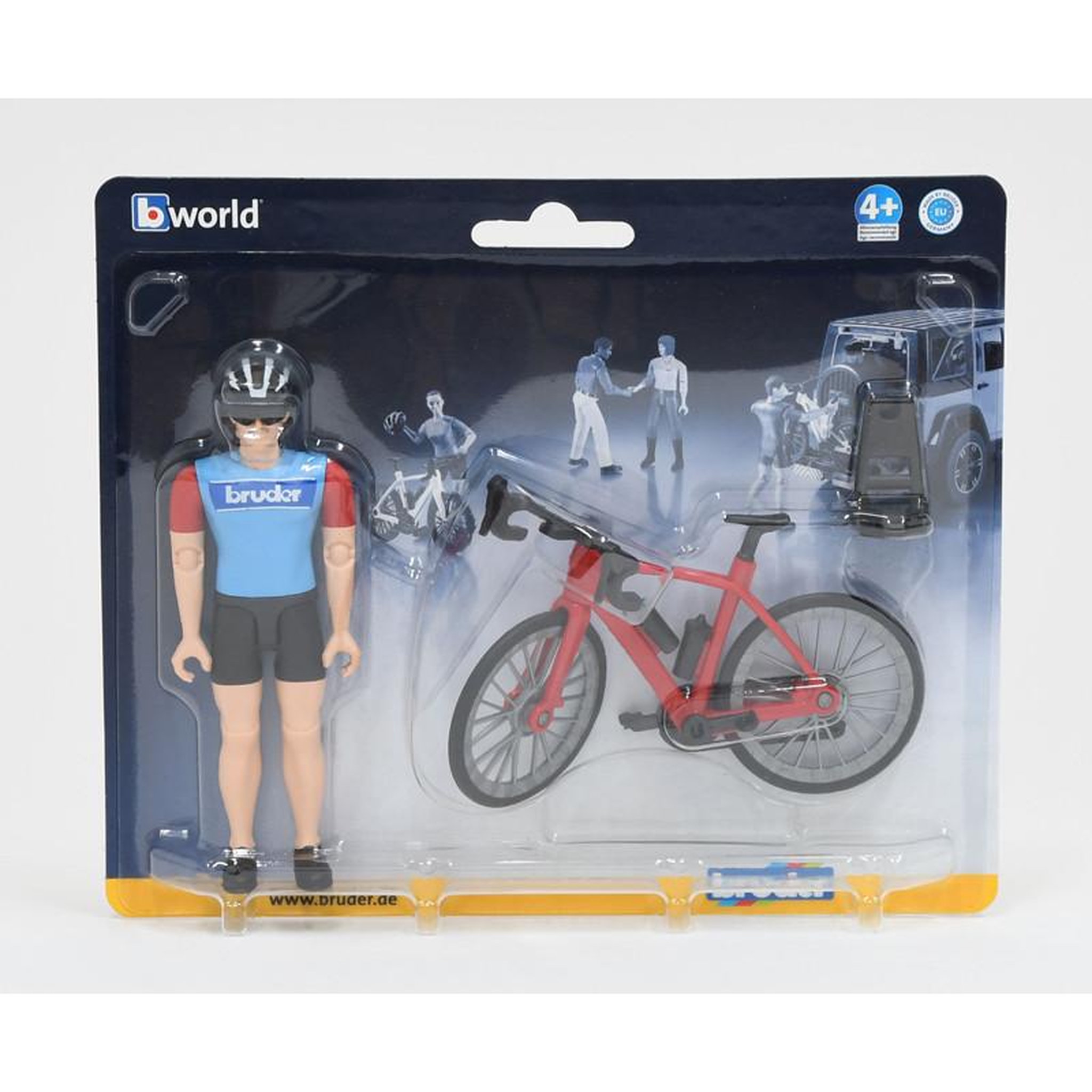 Voir la diapositive 1 : Bruder CYCLISTE + VELO ROUTE BRUDER BRR63110