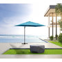 Voir la diapositive 2 : Habitat et Jardin Parasol jardin déporté Alu  Sun 4  - Rectangle - 3 x 4 m - Bleu - Dalles à lester incluses