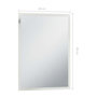 Voir la diapositive 6 : VIDAXL Miroir mural a LED pour salle de bains 60x80 cm