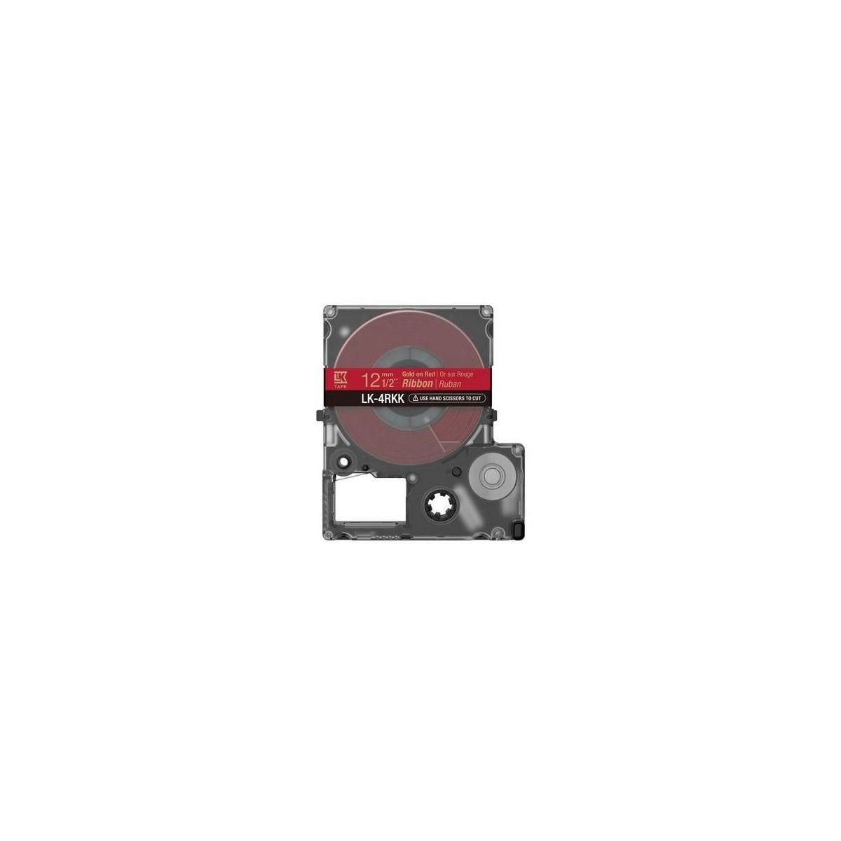 Epson Accessoire LK-4RKK or et rouge 12mm sur 5m