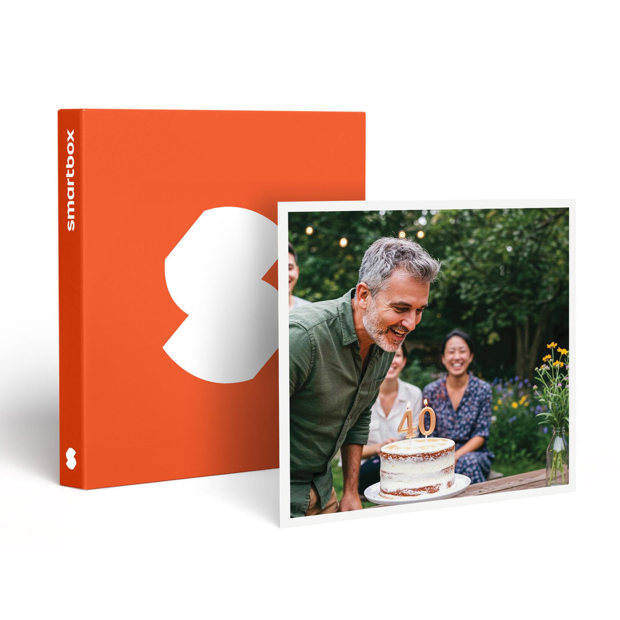 Smartbox Joyeux anniversaire ! Pour les 40 ans d'un homme - Coffret Cadeau Multi-thèmes