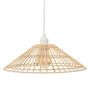 Voir la diapositive 1 : ATMOSPHERA Lampe Suspension en Bambou  Mahé  36cm Naturel