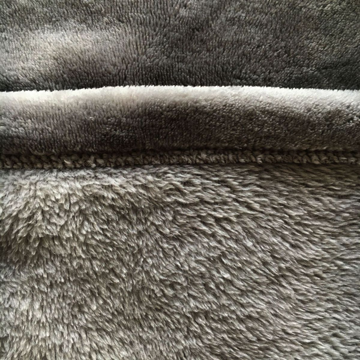 ACTUEL Plaid sweat uni en flanelle 