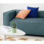 Voir la diapositive 3 : LISA DESIGN Ela - canapé d'angle droit 4 places - en tissu velours relief