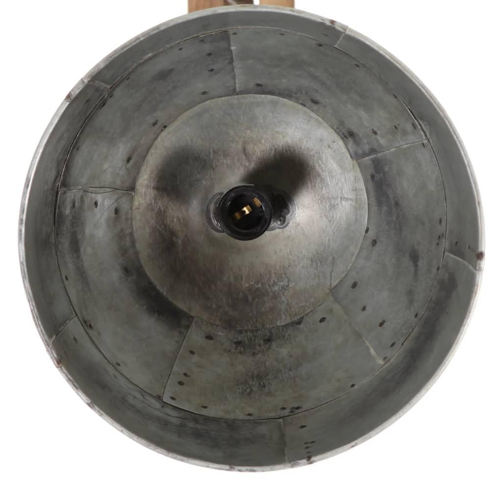 Voir la diapositive 4 : VIDAXL Plafonnier 25 W argent vintage 105x30x65-108cm E27