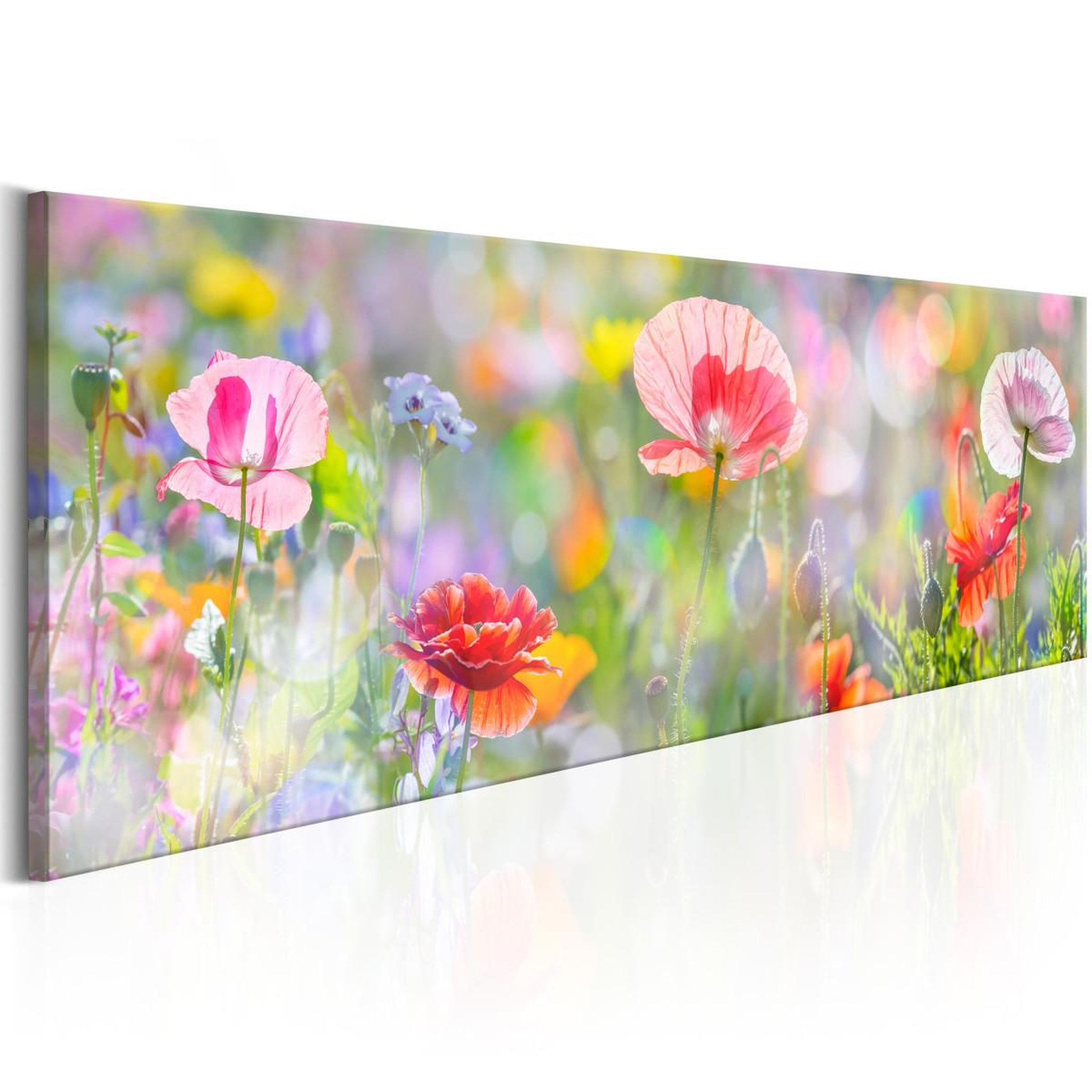 Paris Prix Tableau imprimé  rainbow of morning poppies. Coloris disponibles : Multicolore
