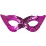 Voir la diapositive 2 : WIDMANN Masque Loup Sequin Rose