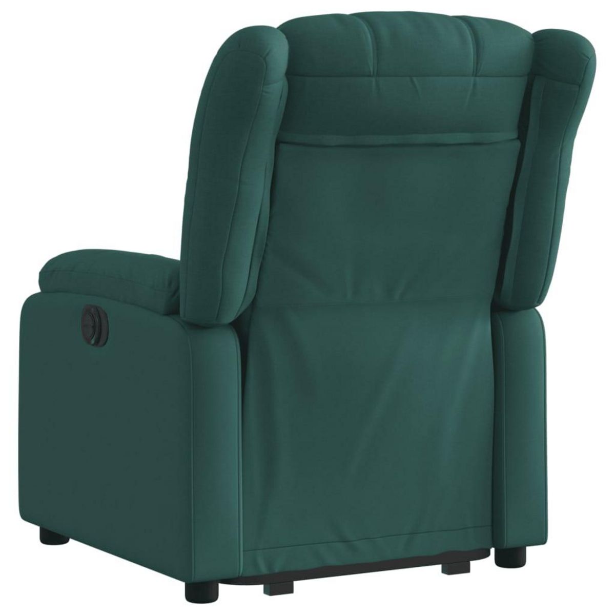 VIDAXL Fauteuil inclinable vert fonce tissu
