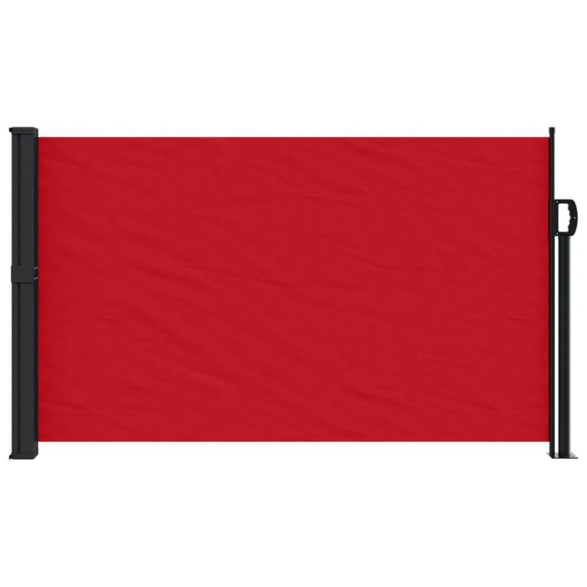 VIDAXL Auvent lateral retractable rouge 120x600 cm