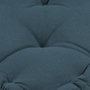 Voir la diapositive 3 : STOF Coussin de sol 45x45x10 cm Duo cobalt lin 100% coton