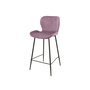 Voir la diapositive 2 : LISA DESIGN Basti - lot de 4 tabourets de bar - en velours rose