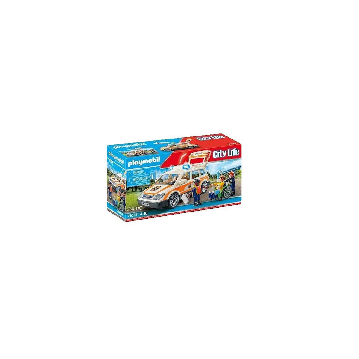 PLAYMOBIL Véhicule de secours jouet Playmobil 71037 multicolore