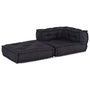 Voir la diapositive 4 : VIDAXL Pouf modulaire anthracite 70x70x54 tissu