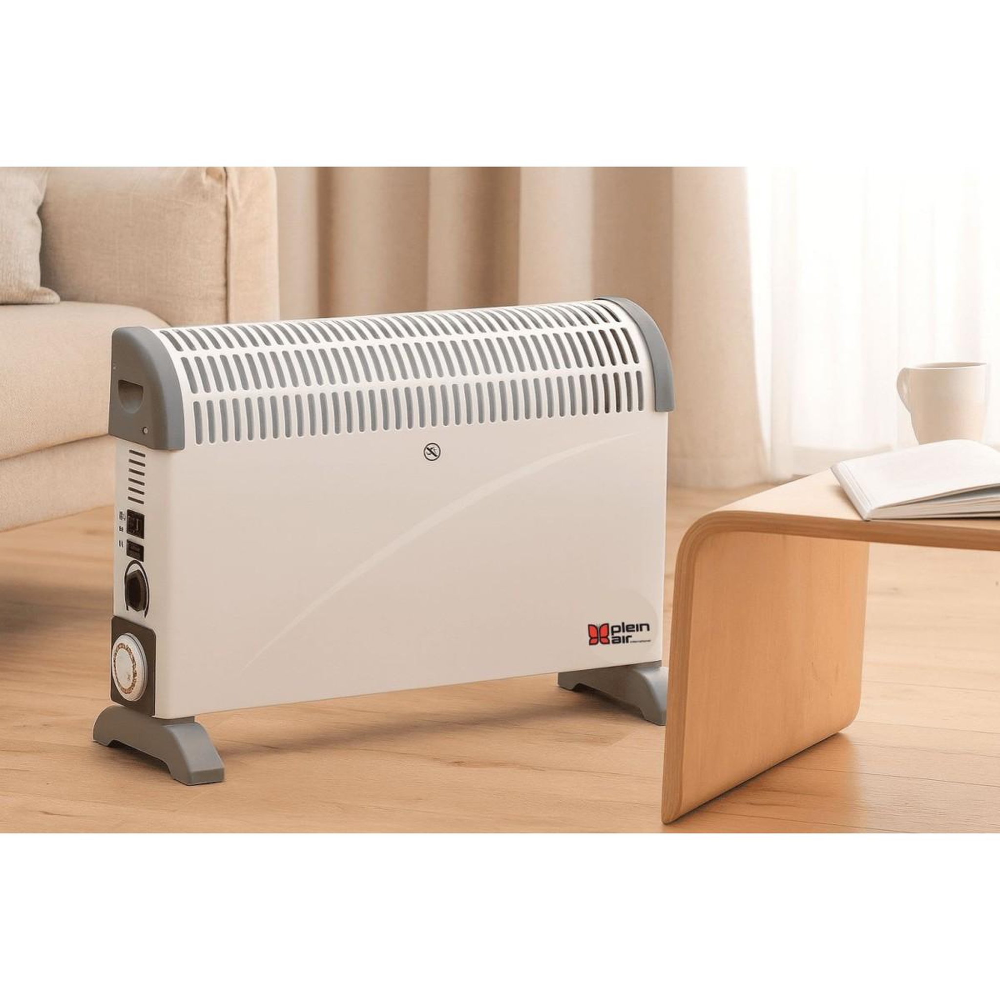 Voir la diapositive 2 : Kemper Radiateur convecteur avec minuteur 2000w - 048509