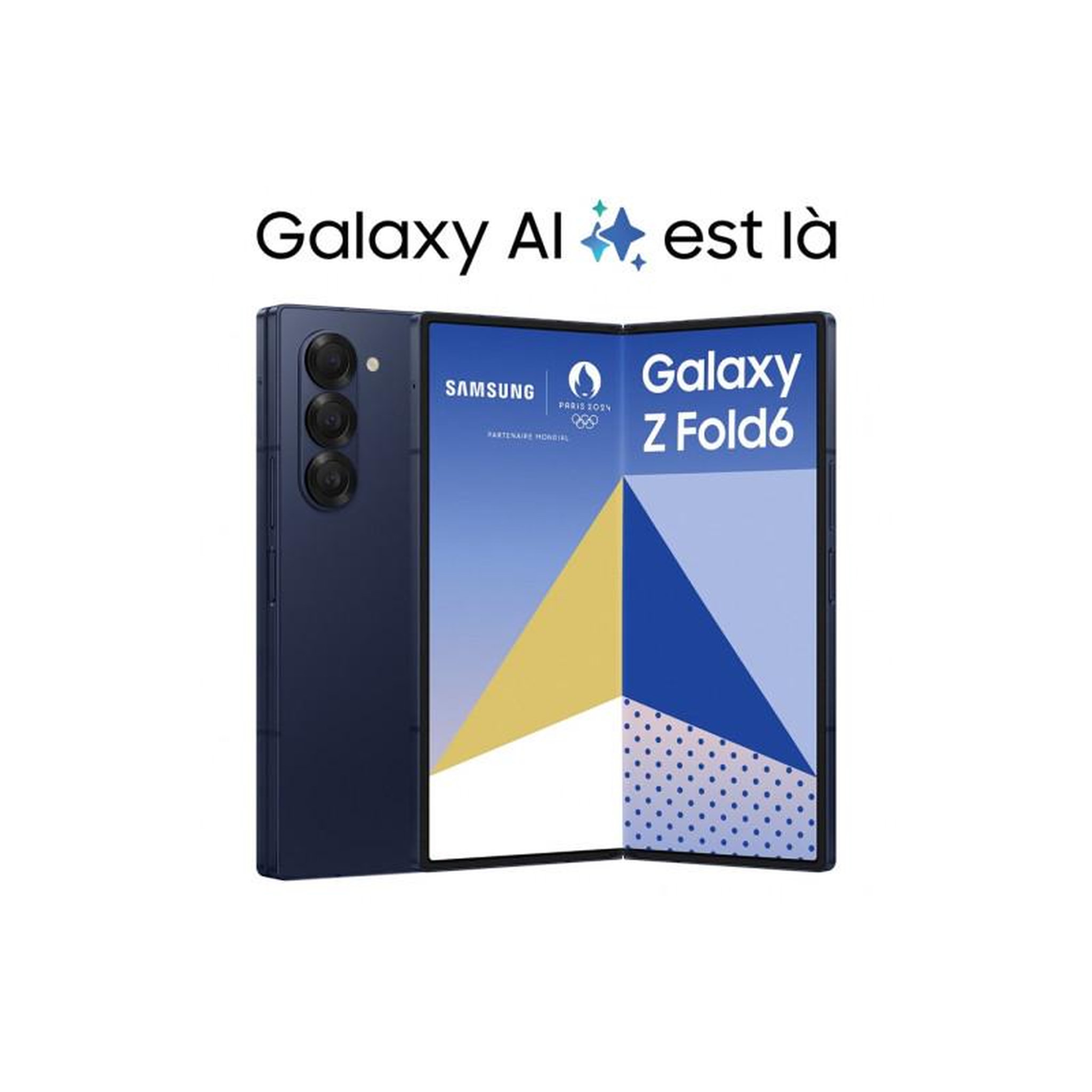 Voir la diapositive 2 : Samsung Smartphone Samsung GALAXY Z FOLD 6 256Go BLEU NUIT 5G