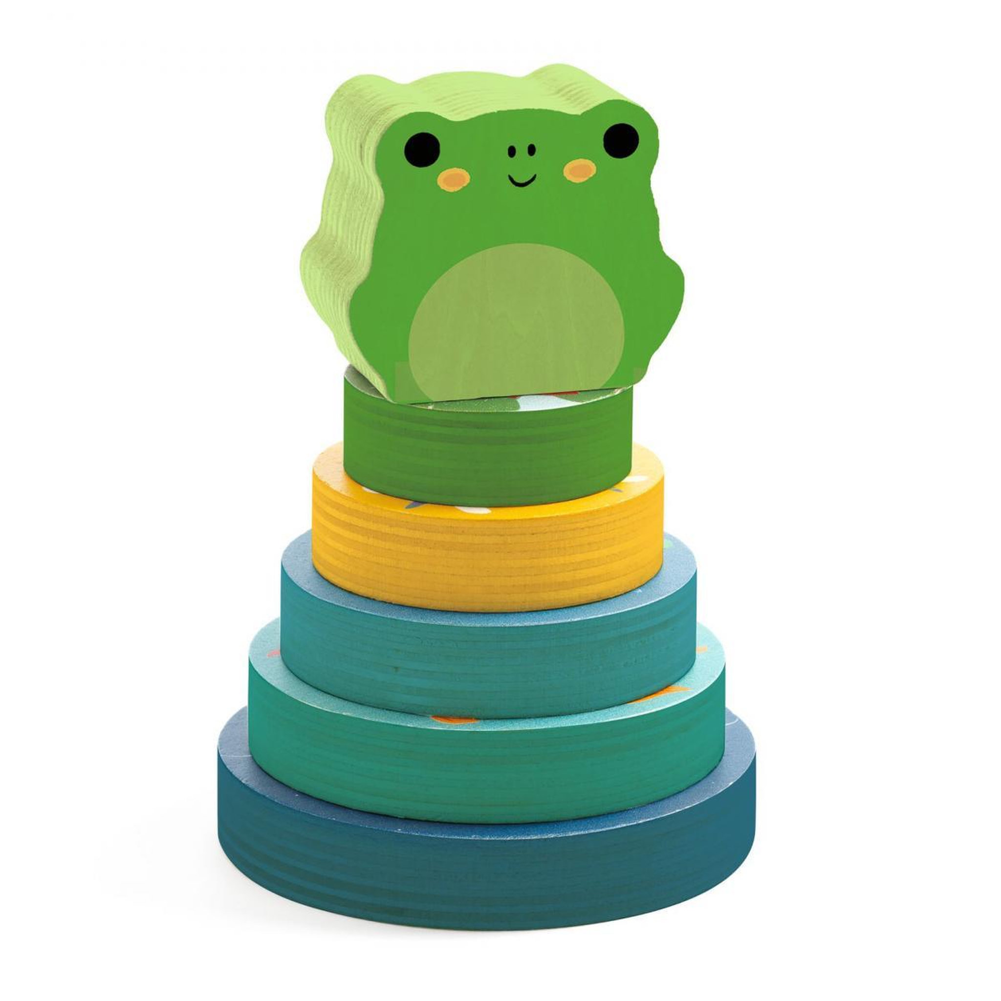 Voir la diapositive 2 : Djeco Puzz  and  Stack Rainbow puzzle d encastrement
