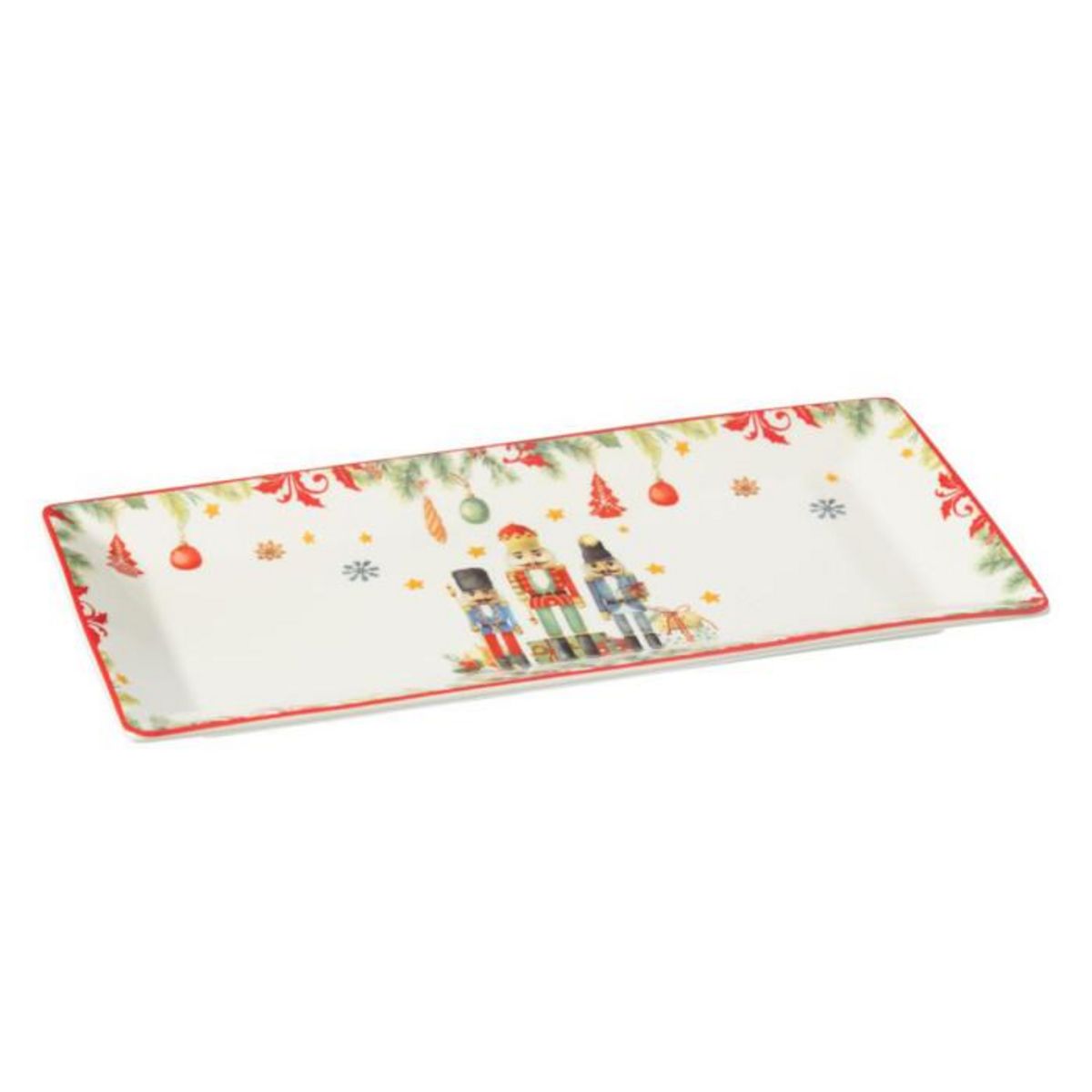 Paris Prix Assiette de Présentation de Noël  Casse-Noisette  33cm Blanc