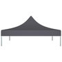 Voir la diapositive 3 : VIDAXL Toit de tente de reception 2x2 m Anthracite 270 g/m^2