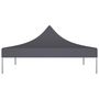 Voir la diapositive 3 : VIDAXL Toit de tente de reception 2x2 m Anthracite 270 g/m^2