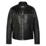 Schott Blouson en cuir  Homme Schott Blouson WI  IAM. Coloris disponibles : Noir