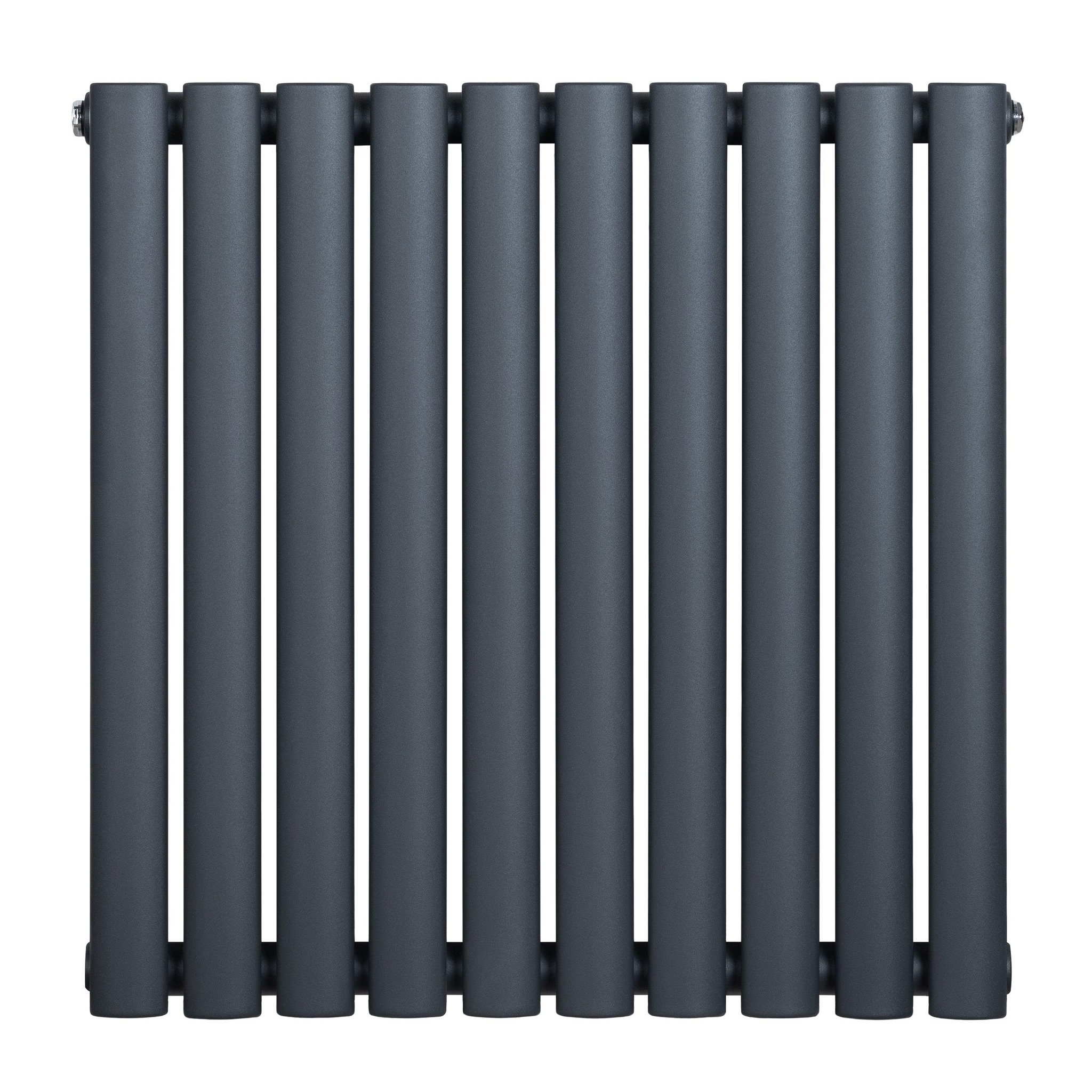 Voir la diapositive 2 : MONSTERSHOP Radiateur à colonnes ovales, 1 panneau - 600 x 600 mm