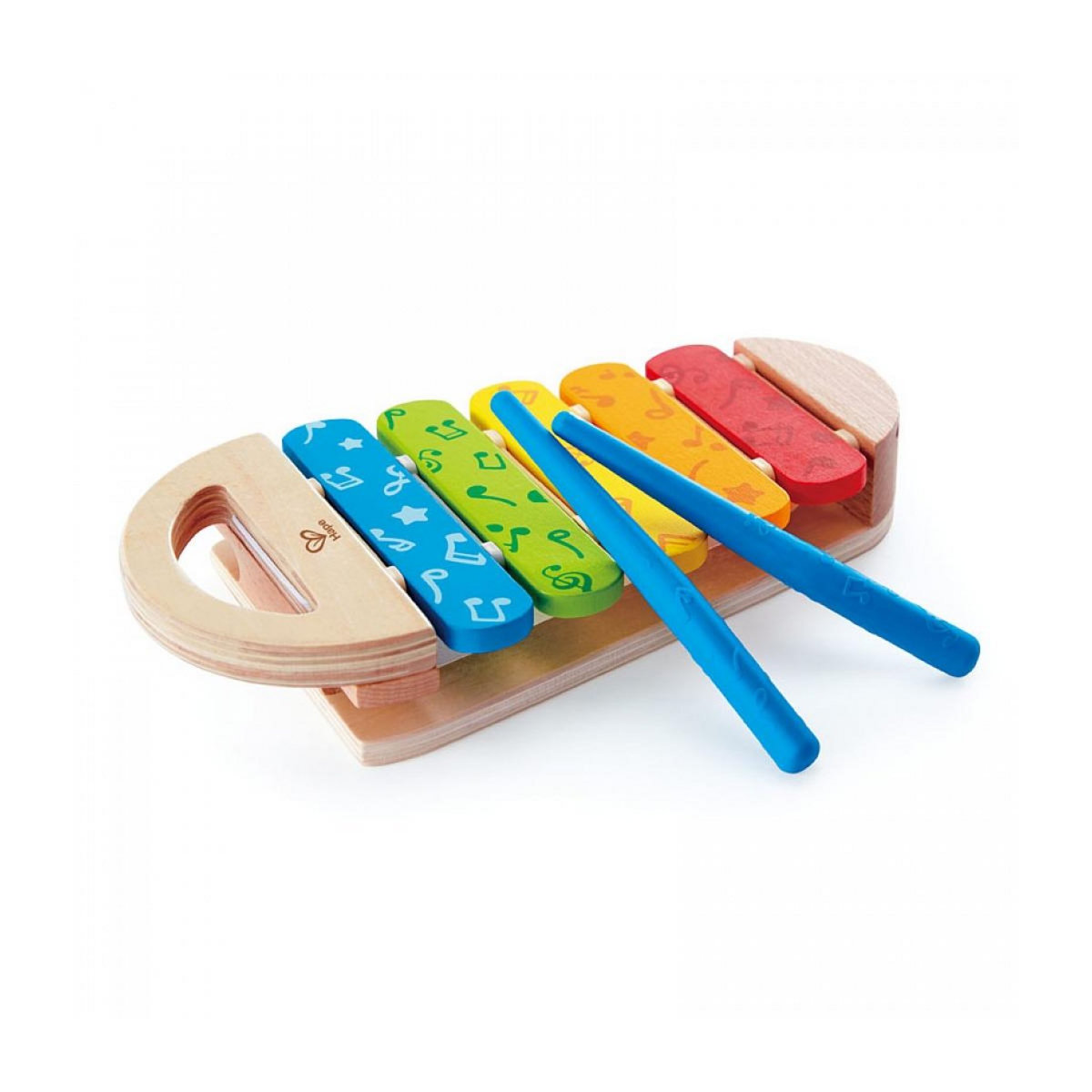 Hape Xylophone Éclatant Arc-en-Ciel pour Enfants - Découverte Musicale et Colorée