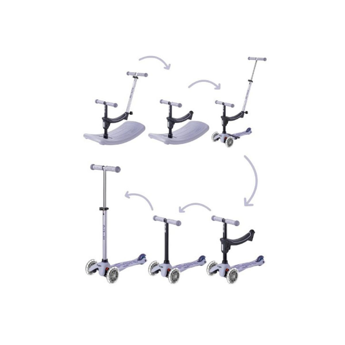 Micro Mini  Deluxe Rock  and  Go LED Lavender Mist