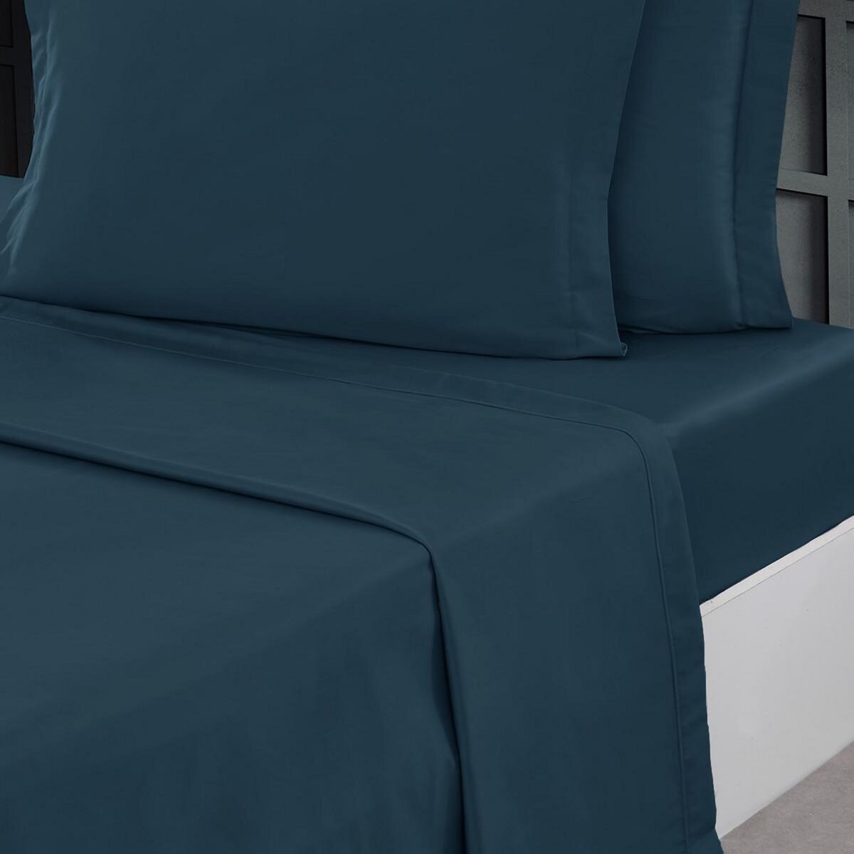 Sensei Maison Drap plat en percale de coton SOFT PERCALE