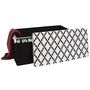 Voir la diapositive 4 : Paris Prix Banc Pliable & Coffre  Mirage  76cm Noir & Blanc