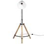 Voir la diapositive 3 : VIDAXL Lampadaire 25 W bleu delave 75x75x90-150 cm E27