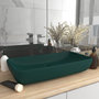 Voir la diapositive 1 : VIDAXL Lavabo de luxe rectangulaire Vert fonce mat 71x38 cm Ceramique