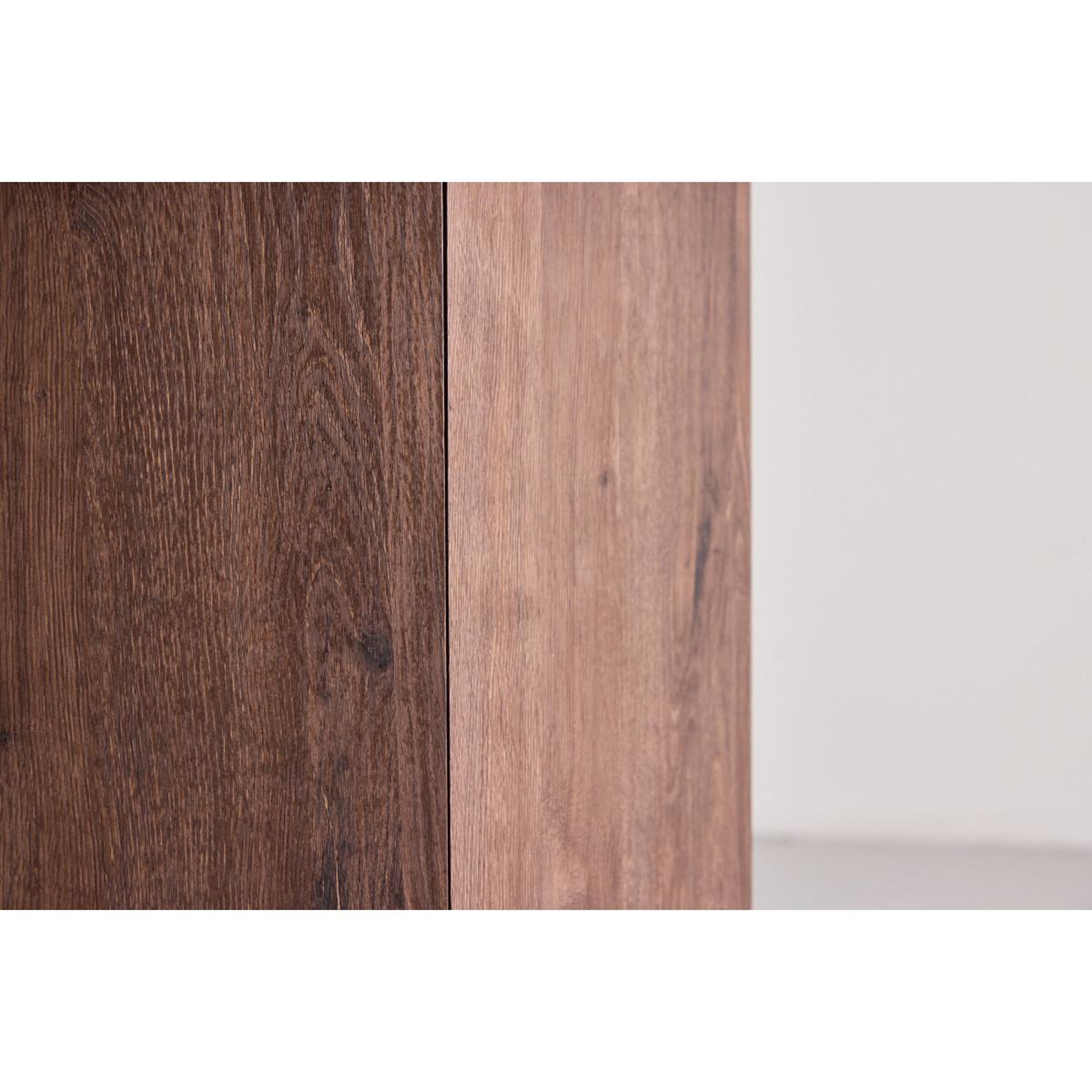 Voir la diapositive 4 : Paris Prix Table à manger ronde  tekla  120cm marron