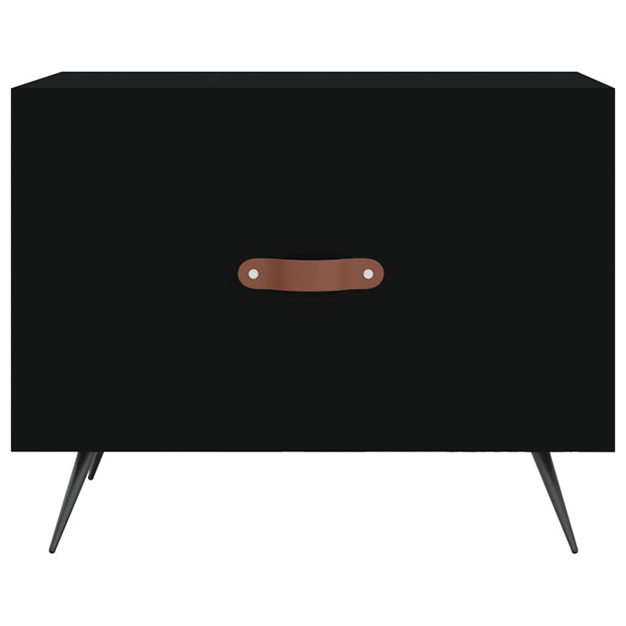 Voir la diapositive 5 : VIDAXL Table basse Noir 50x50x40 cm Bois d'ingenierie