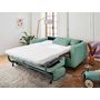 Voir la diapositive 3 : LISA DESIGN Owen - canapé 3 places convertible express couchage quotidien 140 cm matelas 12 cm en velours côtelé