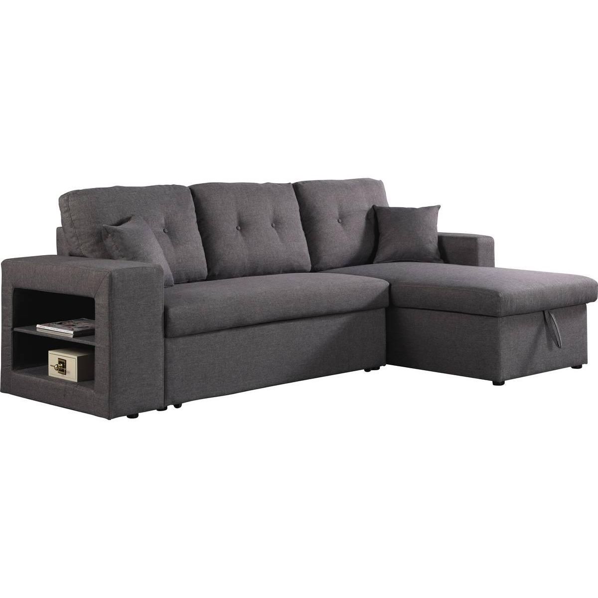 Habitat et Jardin Canapé d'angle convertible/réversible  Axel  - 3 places - Gris