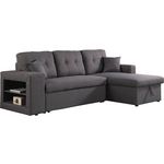 Habitat et Jardin Canapé d'angle convertible/réversible  Axel  - 3 places - Gris