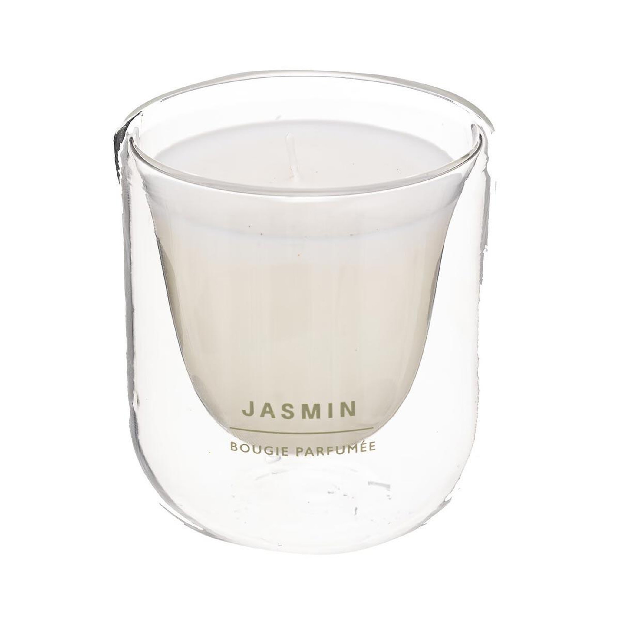 COMPTOIR DE LA BOUGIE Bougie parfumée en verre  ilan  130g jasmin