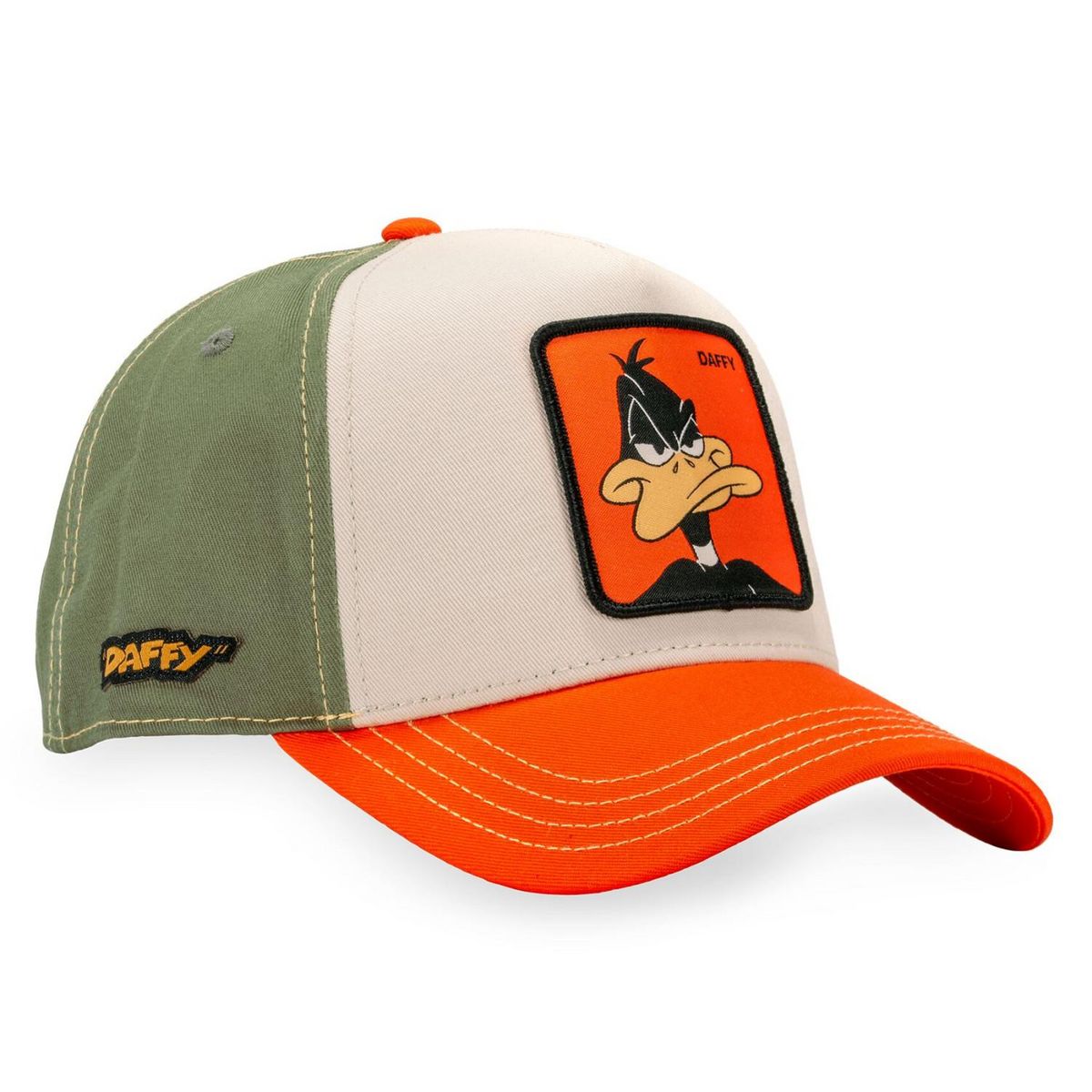 CAPSLAB Casquette trucker en sergé de coton Looney Tunes Daffy