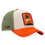 Voir la diapositive 4 : CAPSLAB Casquette trucker en sergé de coton Looney Tunes Daffy