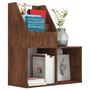 Voir la diapositive 4 : VIDAXL Porte-revue pour enfants Chene marron 71x30x78,5 cm