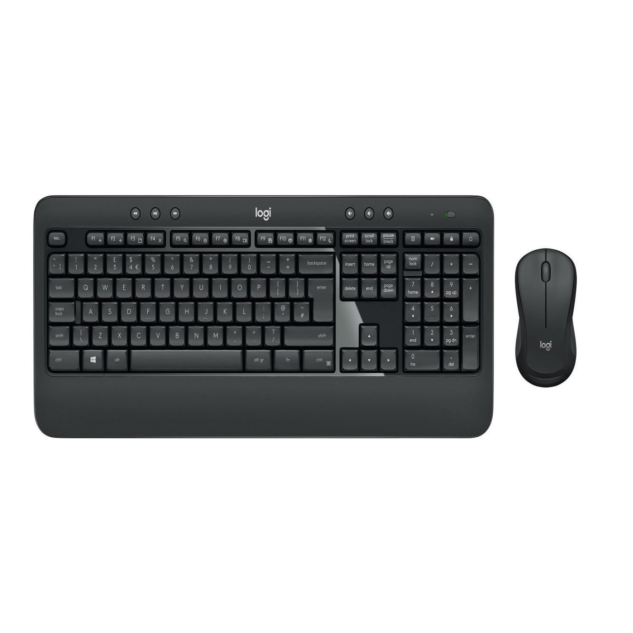 Logitech Logitech mk540 advanced wireless keyboard and mouse combo clavier usb qwerty italien noir, blanc