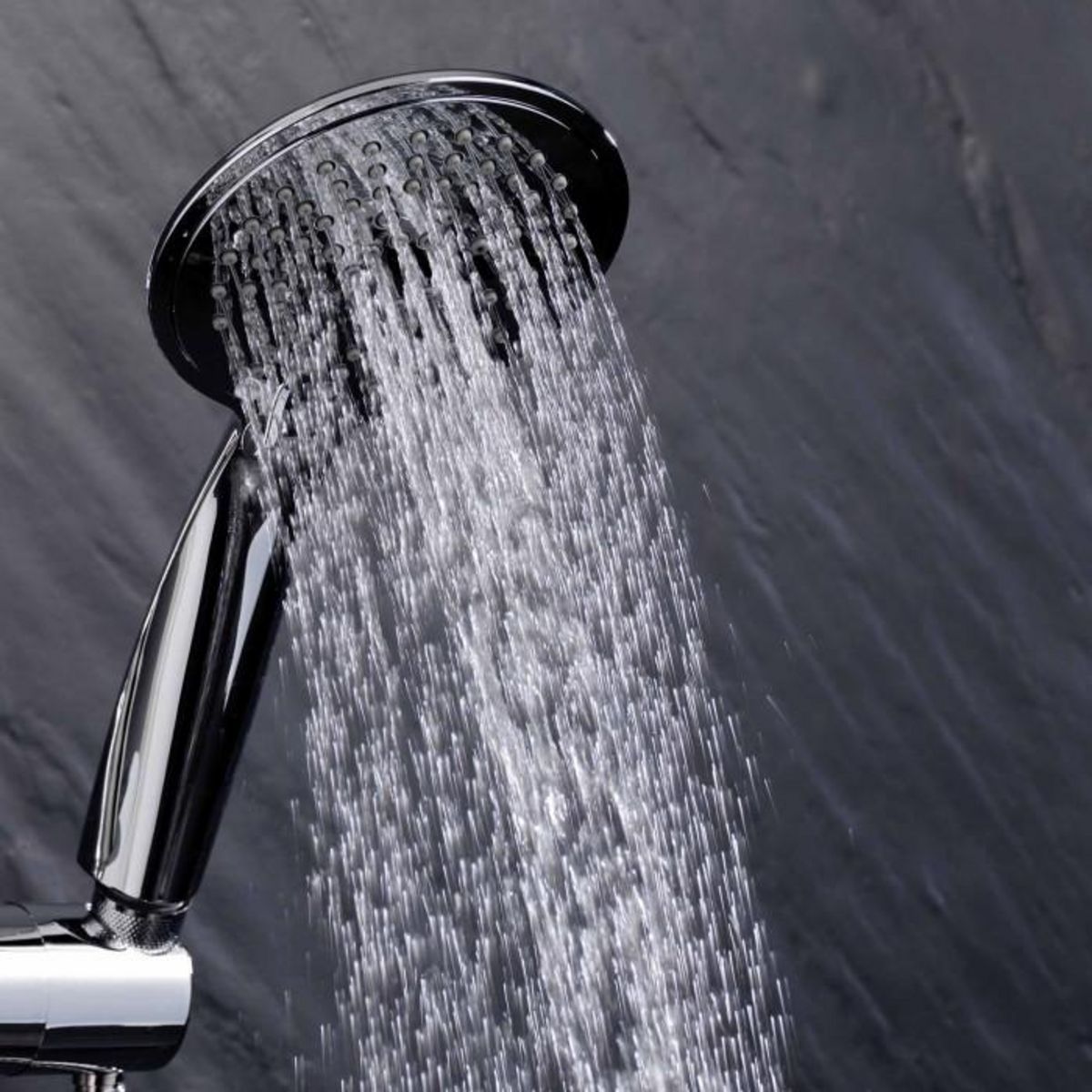 Paris Prix Ensemble Barre de Douche & Pommeau  5 Positions  24cm Argent