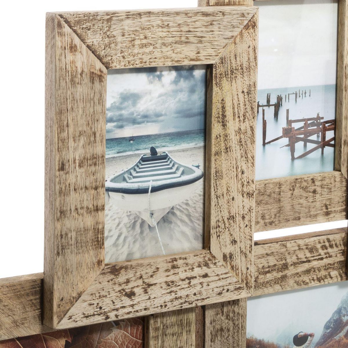 ATMOSPHERA Pêle-mêle Elsa en bois 9 photos - 69 x 60 cm