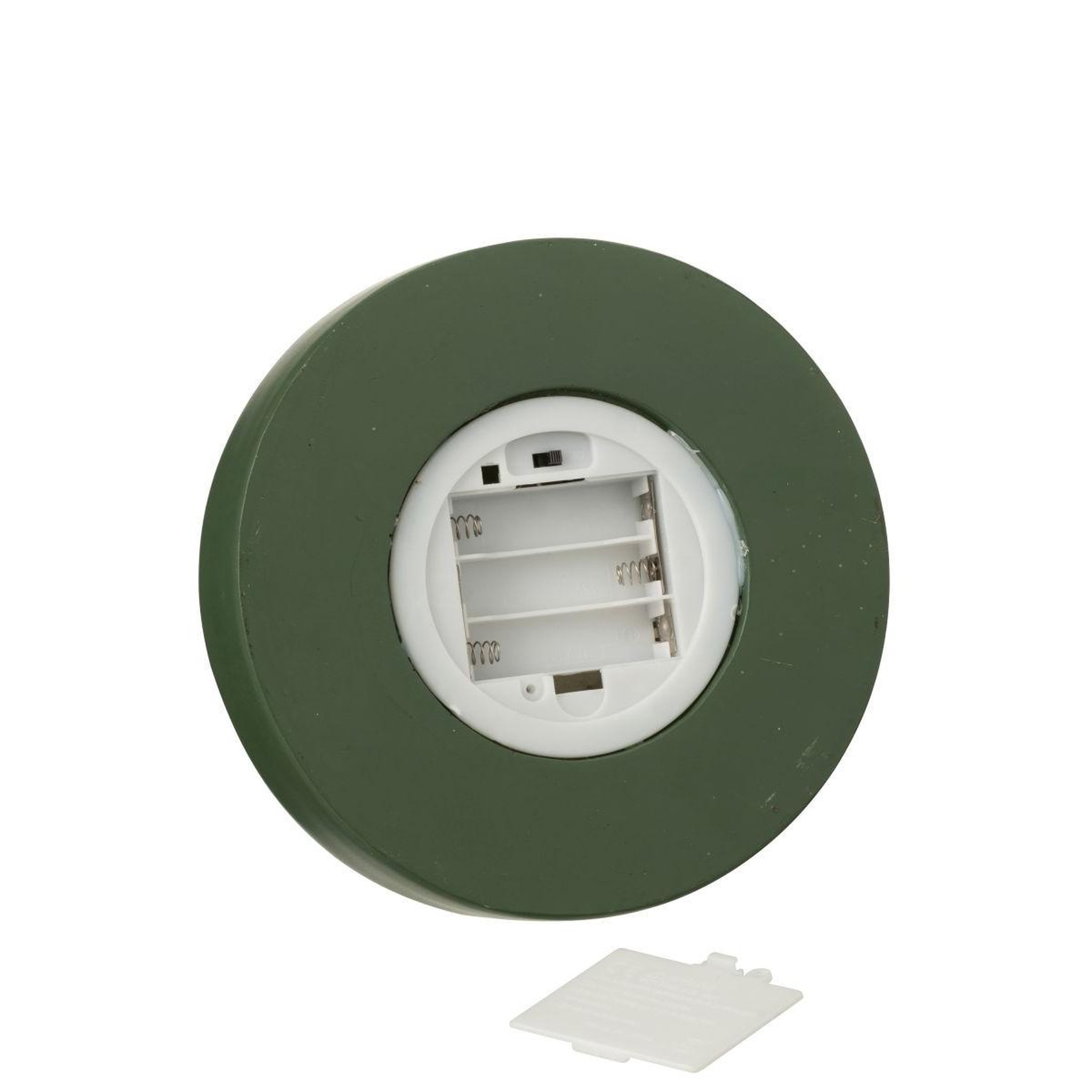 Voir la diapositive 3 : J-LINE Cloche déco à led  casse-noisette  28cm vert foncé
